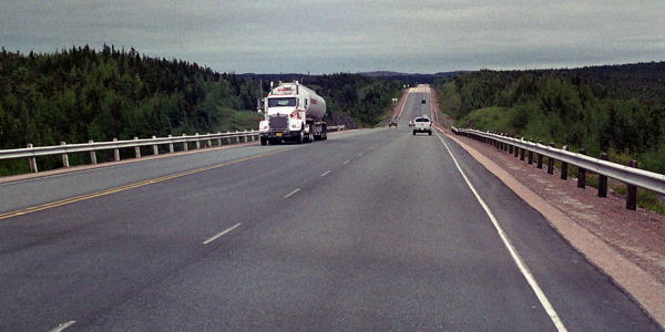 Trans Canada Highway (Route 1). Copyright © 2005 Edwin Neeleman