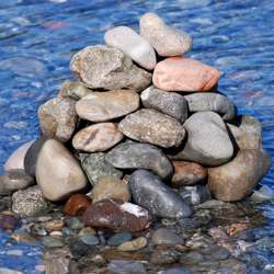 Cairn in Flood. Copyright © 2008 Edwin Neeleman