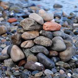 Cairn in Flood. Copyright © 2008 Edwin Neeleman